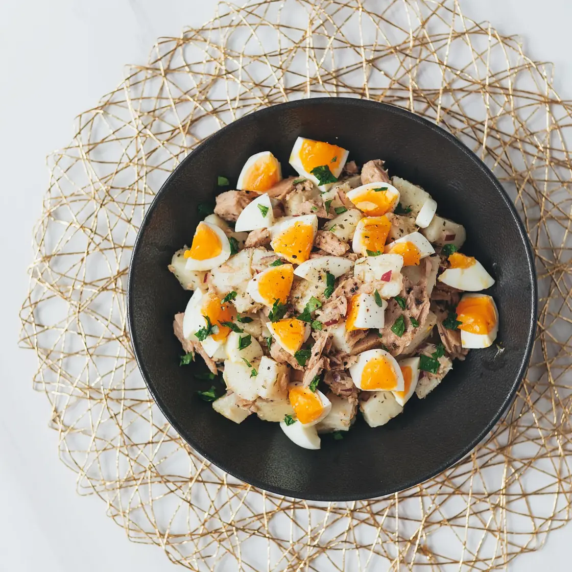 Tuna Potato Egg Salad