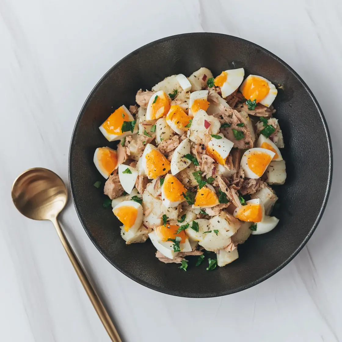 Tuna Potato Egg Salad