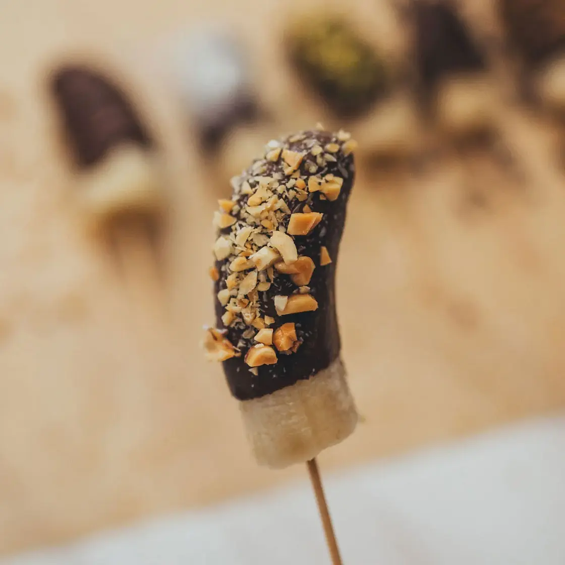 Frozen Chocolate Banana Pops
