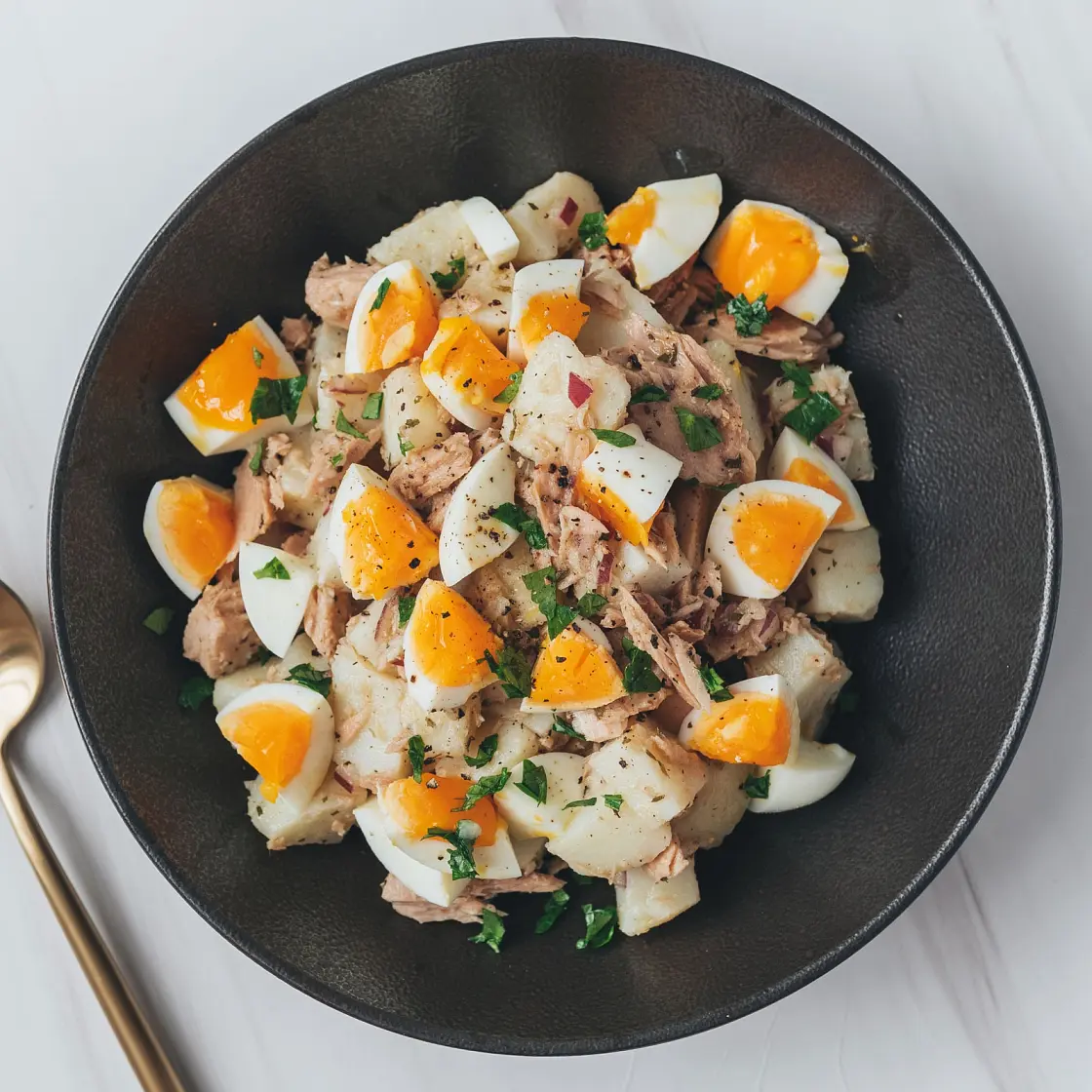 Tuna Potato Egg Salad