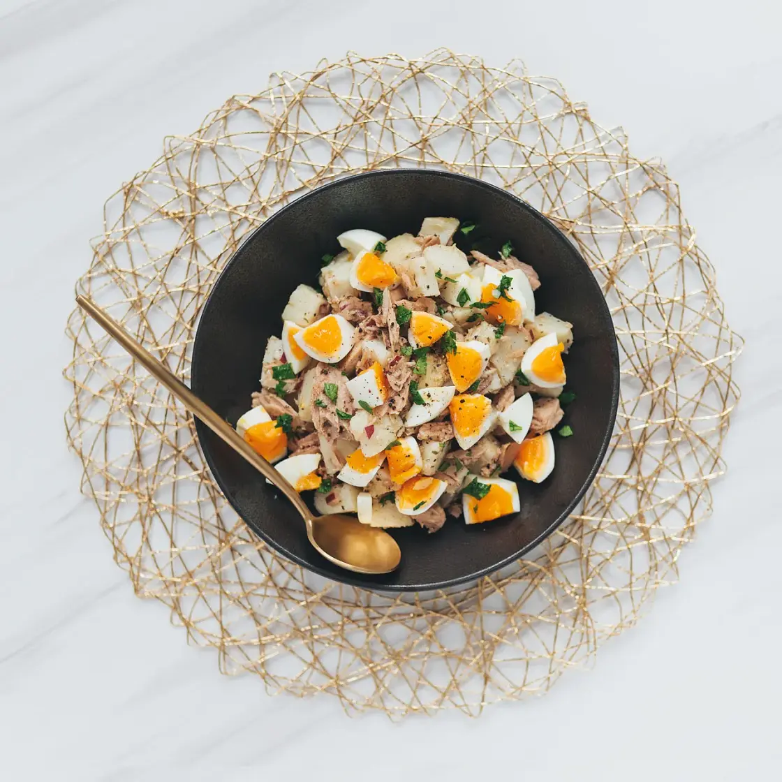 Tuna Potato Egg Salad