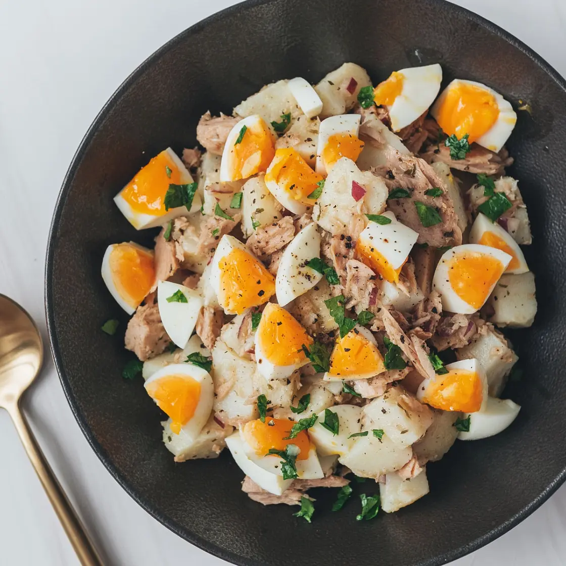 Tuna Potato Egg Salad