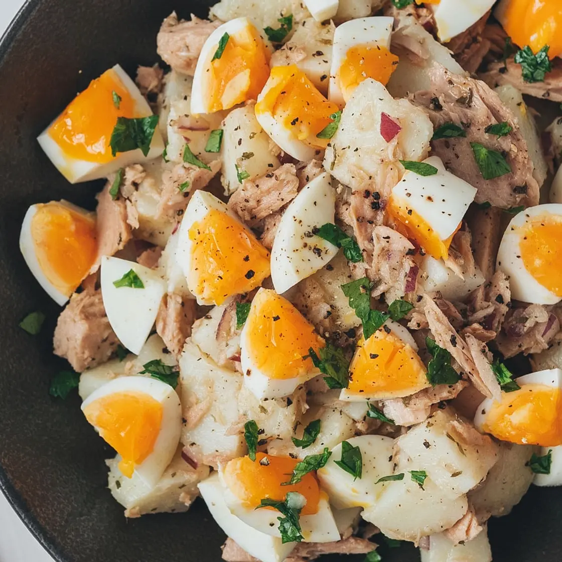 Tuna Potato Egg Salad