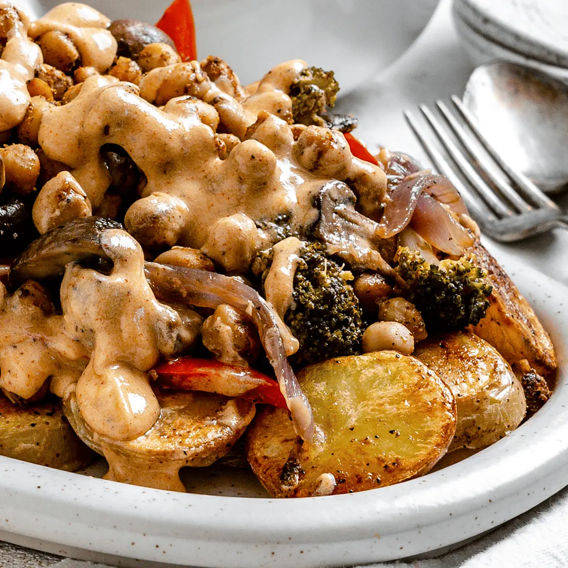 Healthy Roasted Potato Salad