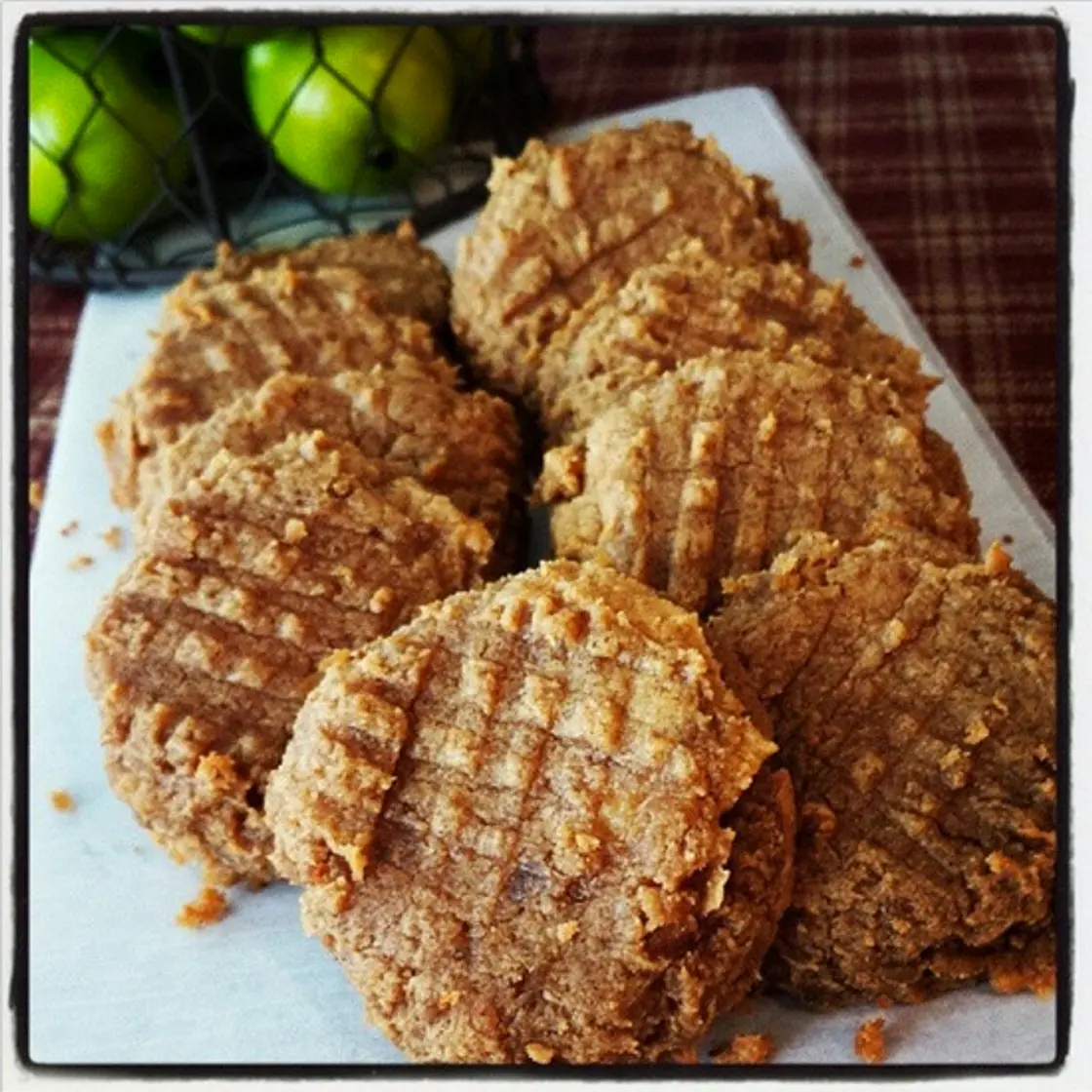Cleanest, Easiest, Yummiest, Peanut Butter Cookies