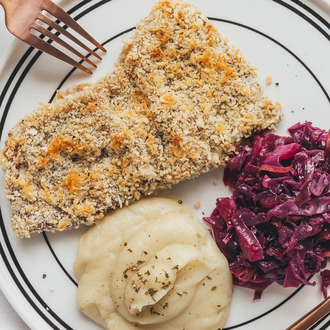 Baked Veal Schnitzel