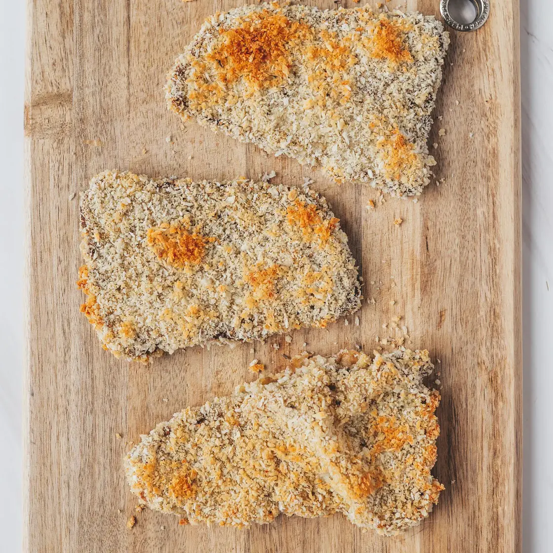 Baked Veal Schnitzel