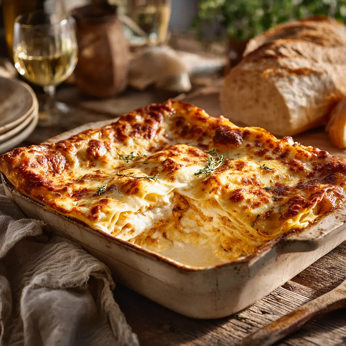 Simple Classic Chicken Lasagna