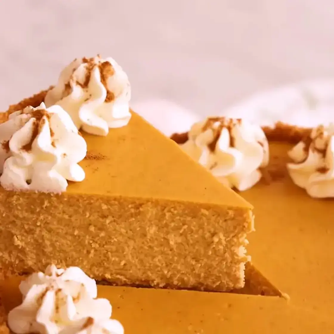 Creamy Cottage Cheese Pumpkin Cheesecake