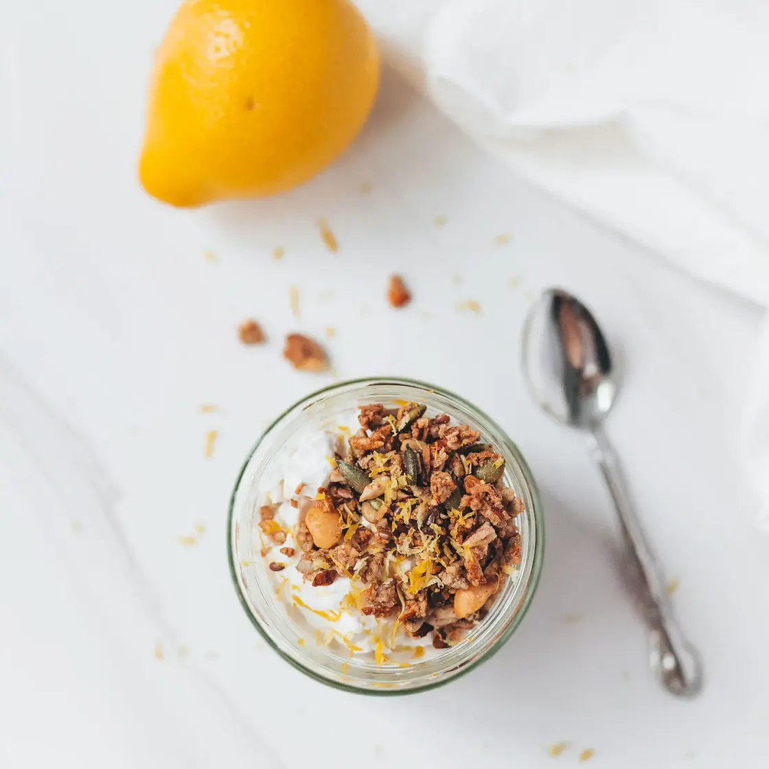 Lemon Cheesecake Overnight Oats