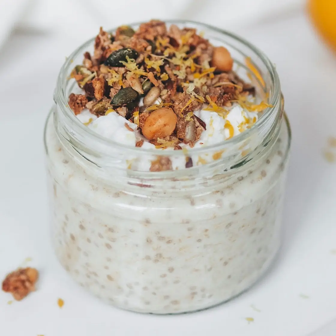 Lemon Cheesecake Overnight Oats