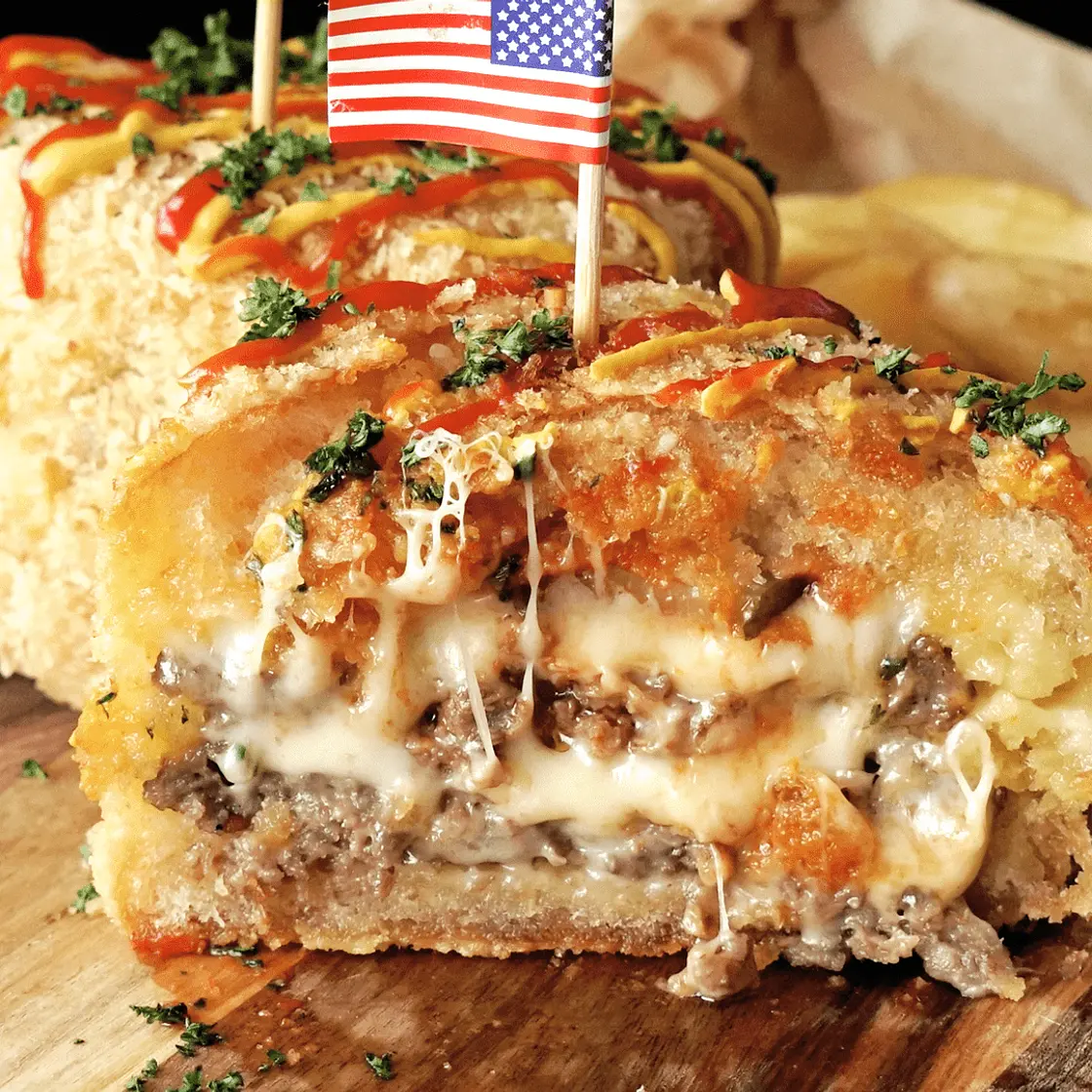 Deep-Fried Cheeseburgers