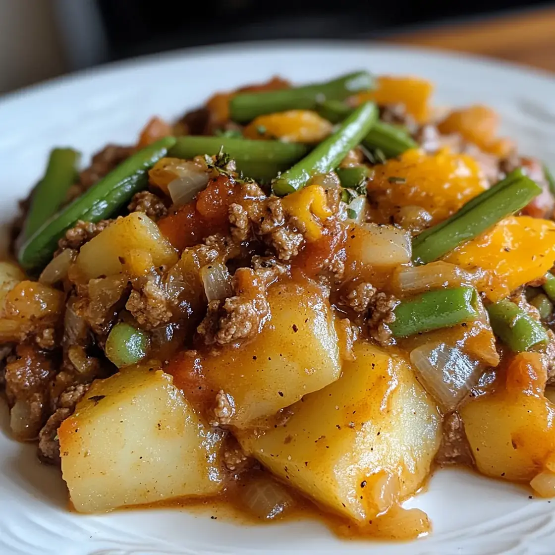 Hobo Casserole with Ground Beef