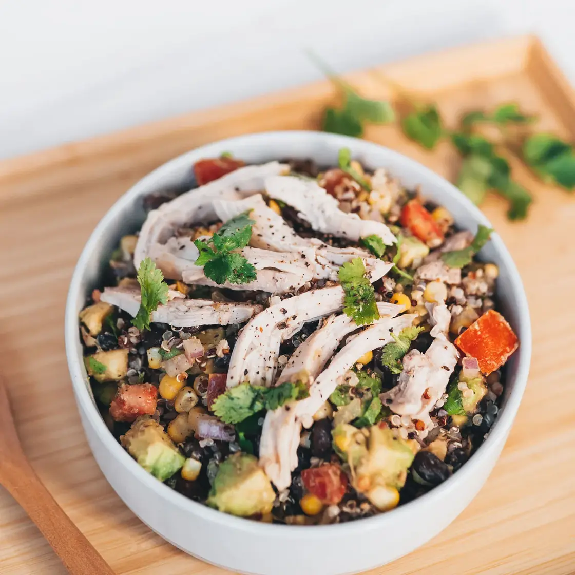 Tex Mex Chicken Quinoa Salad