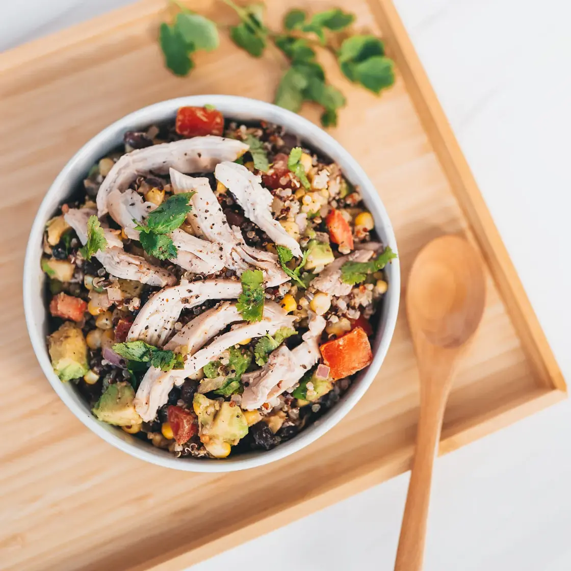Tex Mex Chicken Quinoa Salad