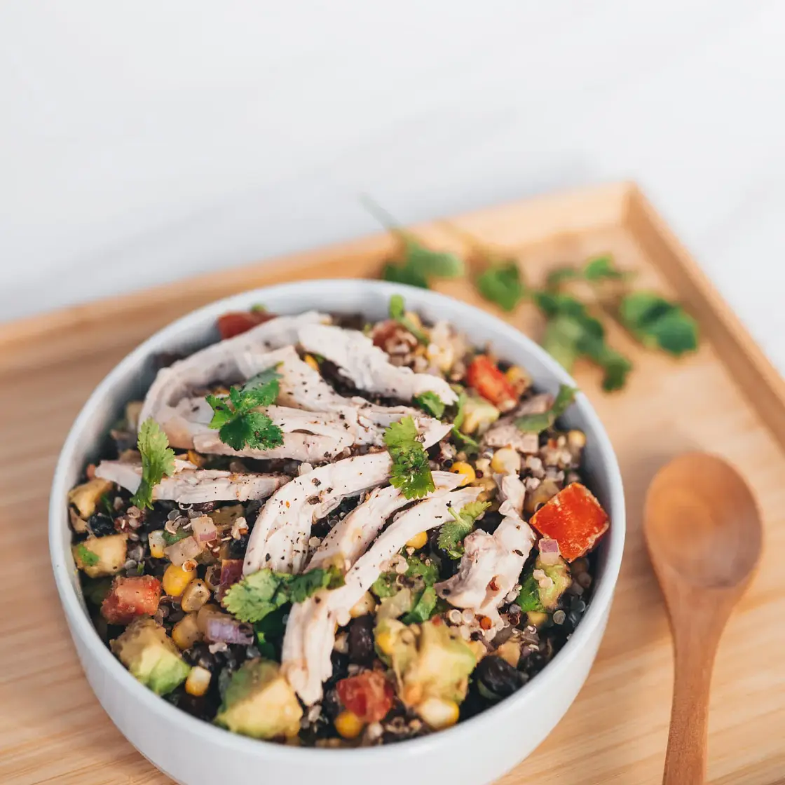 Tex Mex Chicken Quinoa Salad