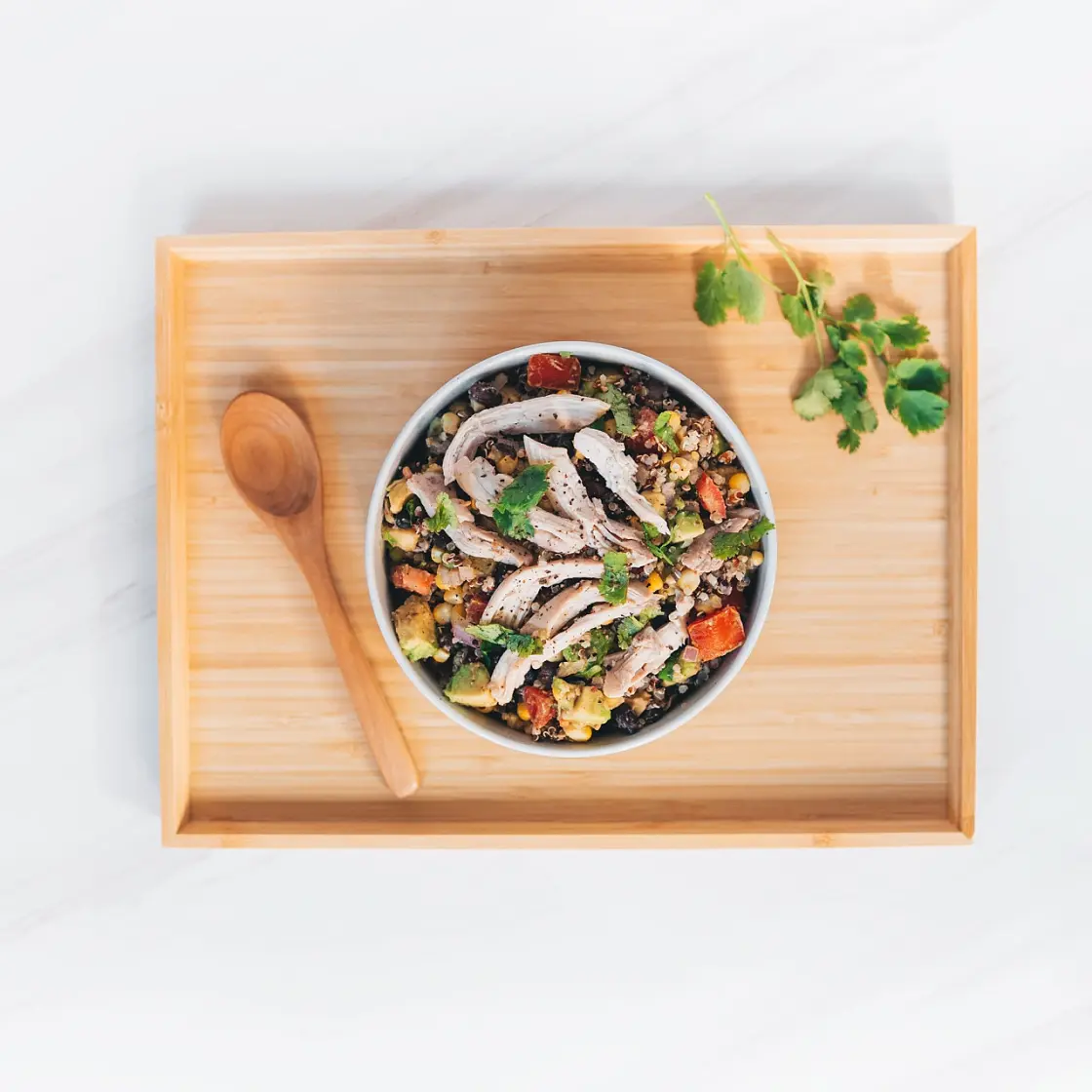 Tex Mex Chicken Quinoa Salad