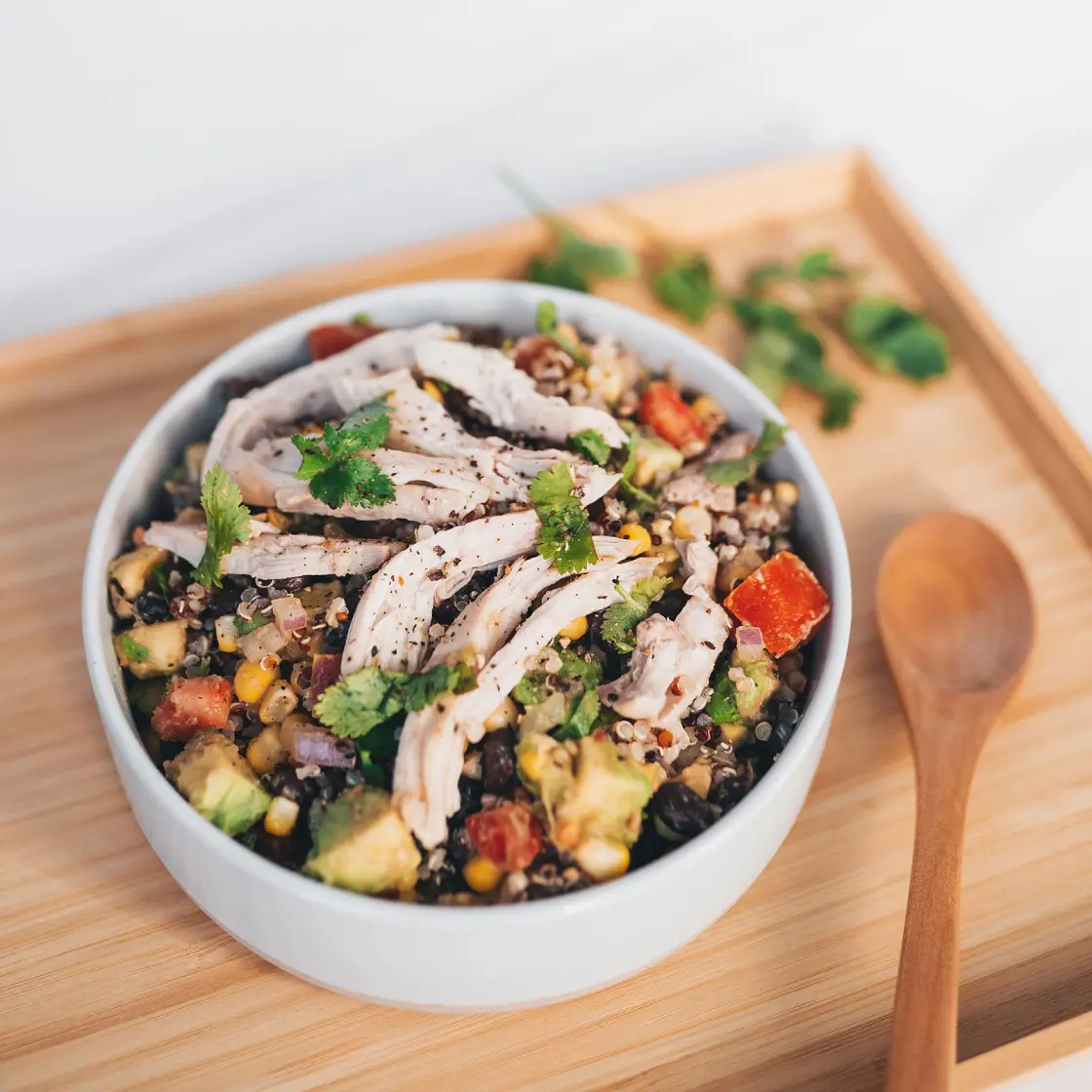 Tex Mex Chicken Quinoa Salad