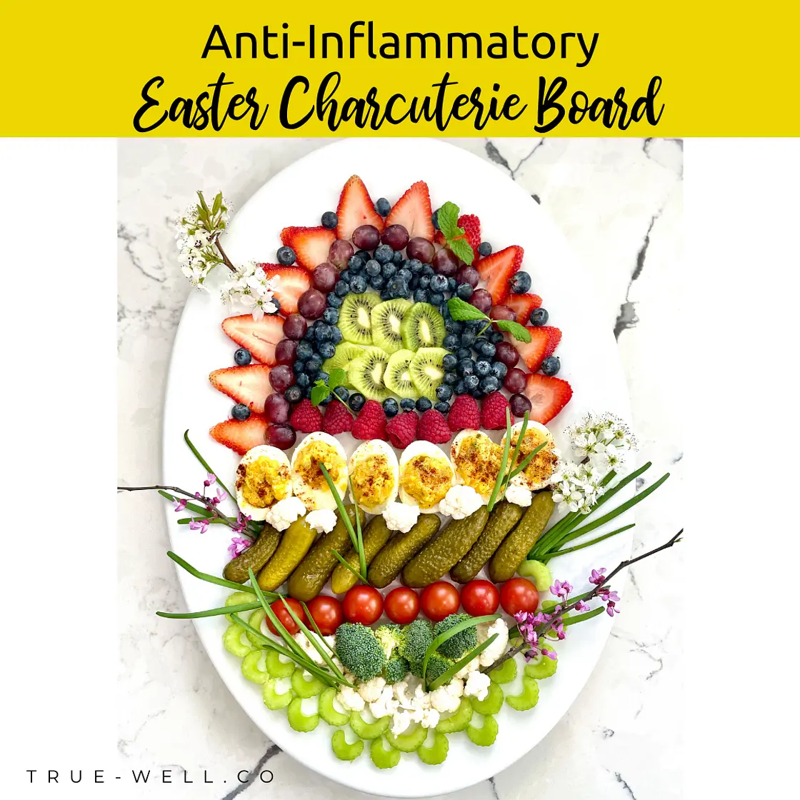 Anti-Inflammatory Easter Charcuterie Board (or Platter)