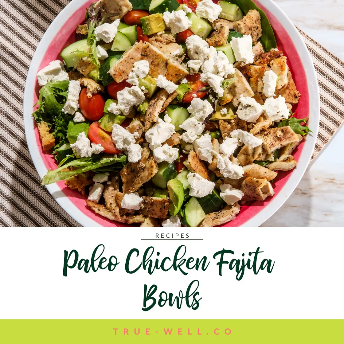 Chicken Fajita Bowls Meal Prep