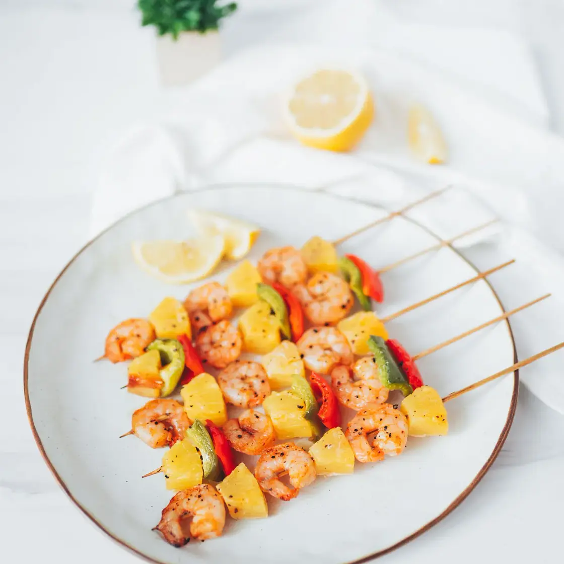 Pineapple Shrimp Kabobs