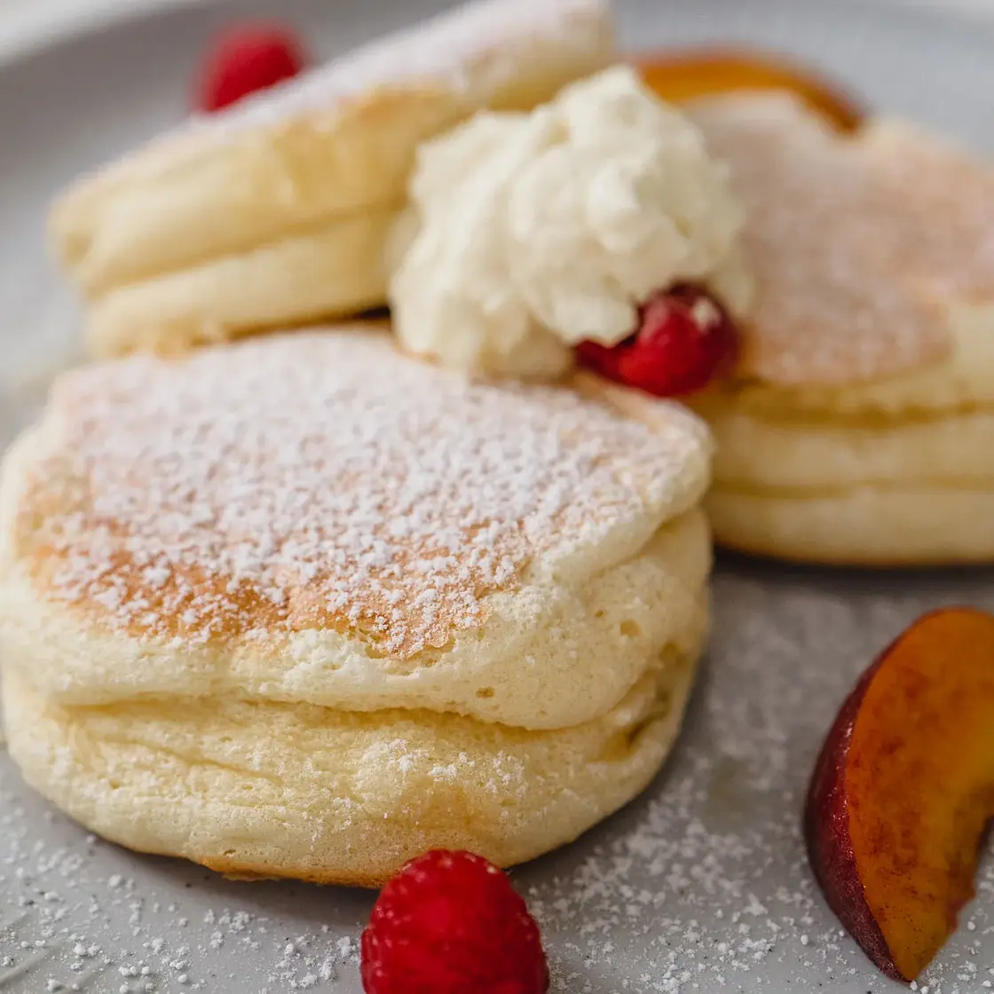 Japanese Fluffy Soufflé Pancakes - Sugar Free