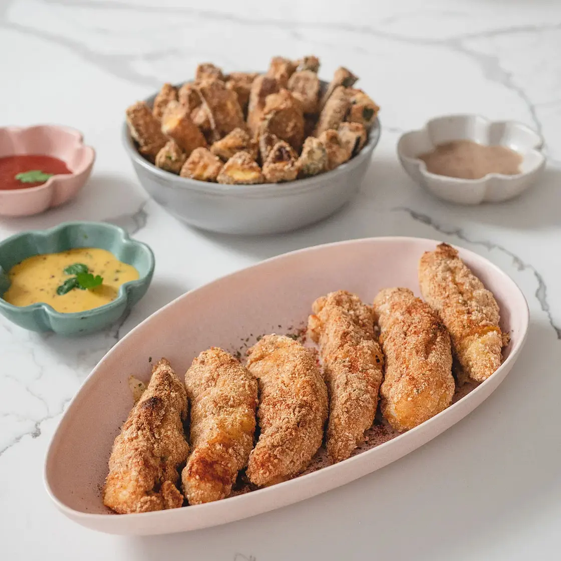 Crispy Healthy Baked Chicken - GF