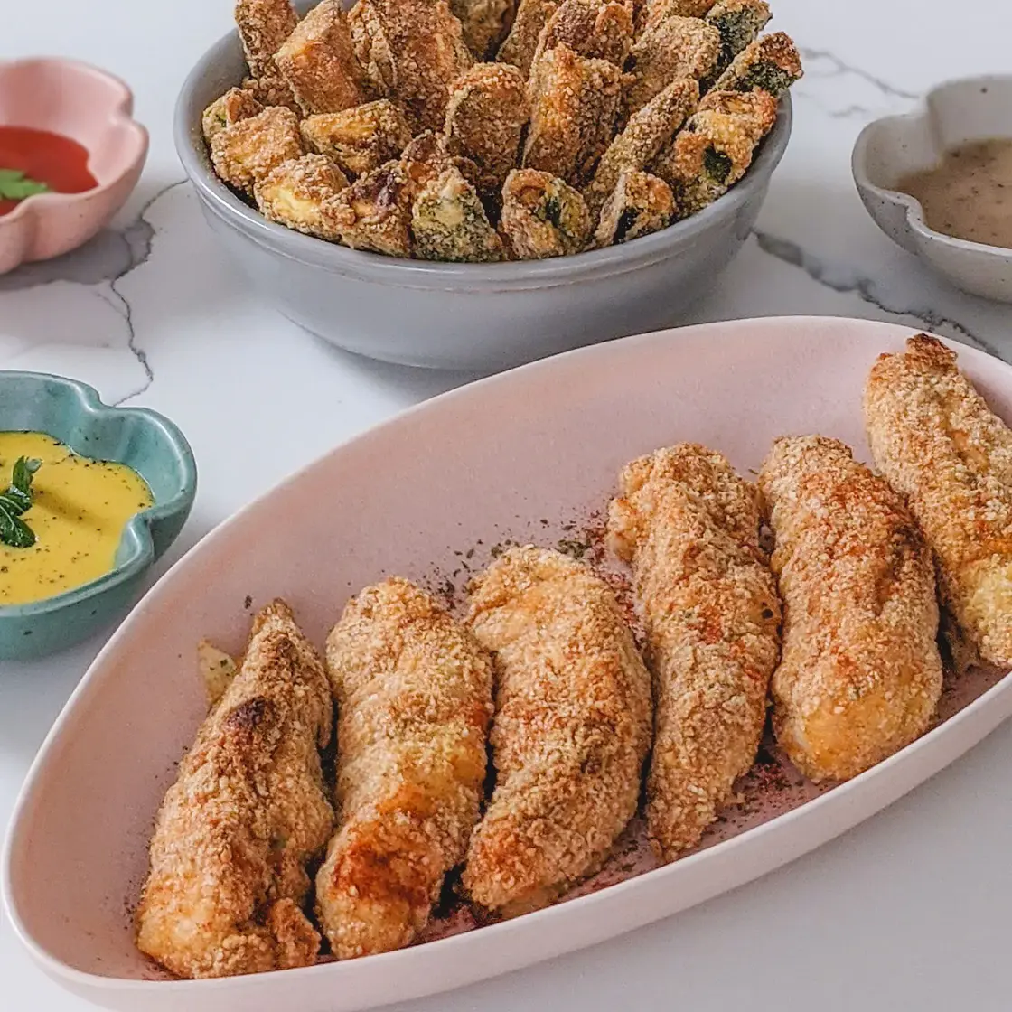 Crispy Healthy Baked Chicken - GF