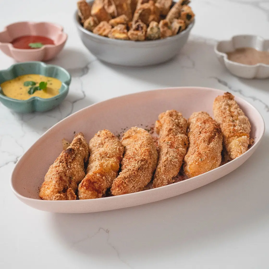 Crispy Healthy Baked Chicken - GF