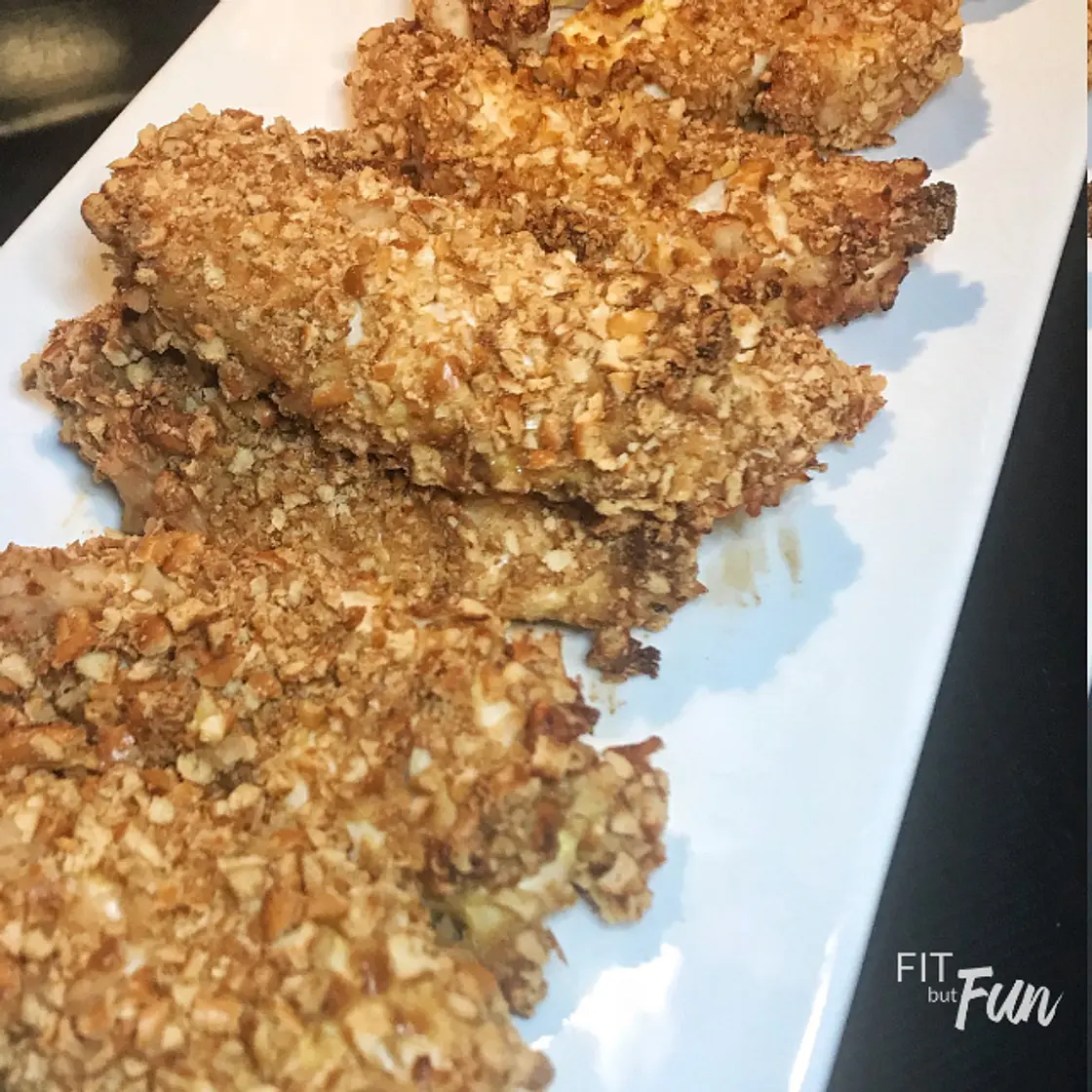 Honey Mustard Pretzel Chicken Tenders