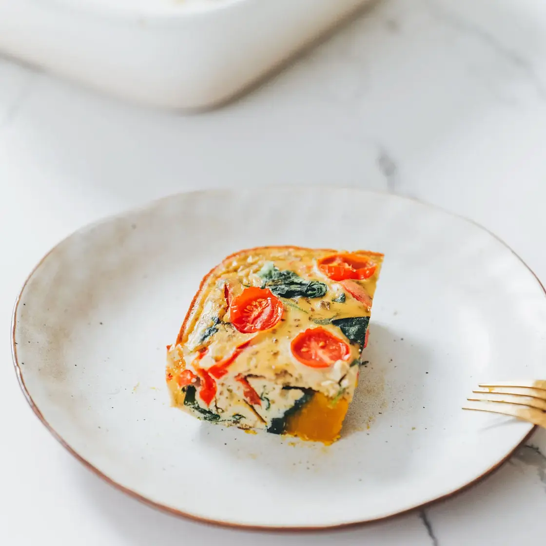 Vegan Crustless Quiche