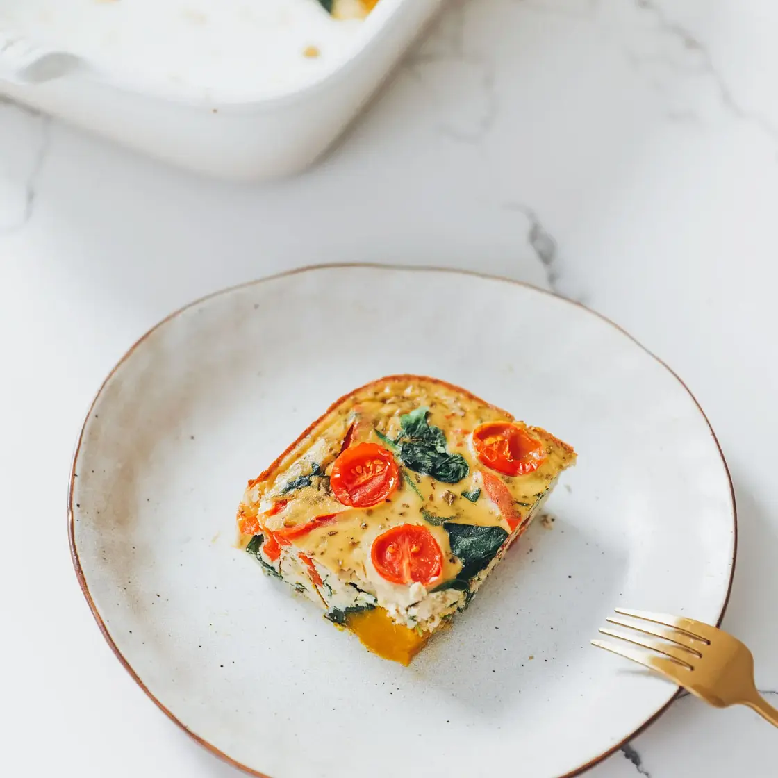 Vegan Crustless Quiche