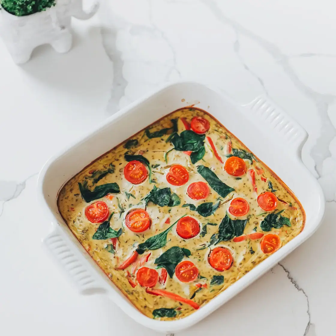 Vegan Crustless Quiche