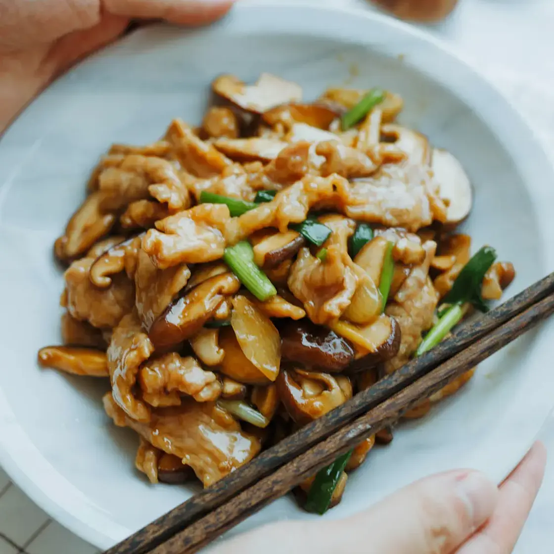 Pork and Mushroom Stir Fry