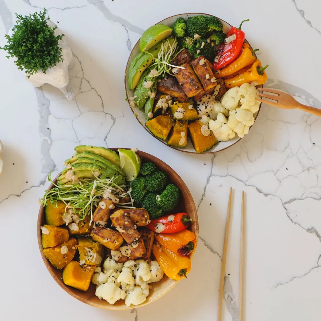 Tofu Buddha Bowl