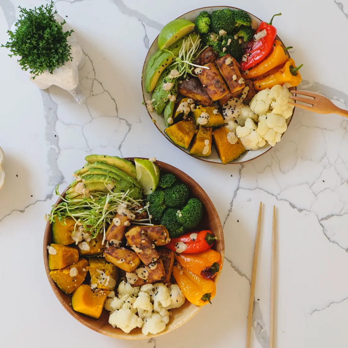 Tofu Buddha Bowl
