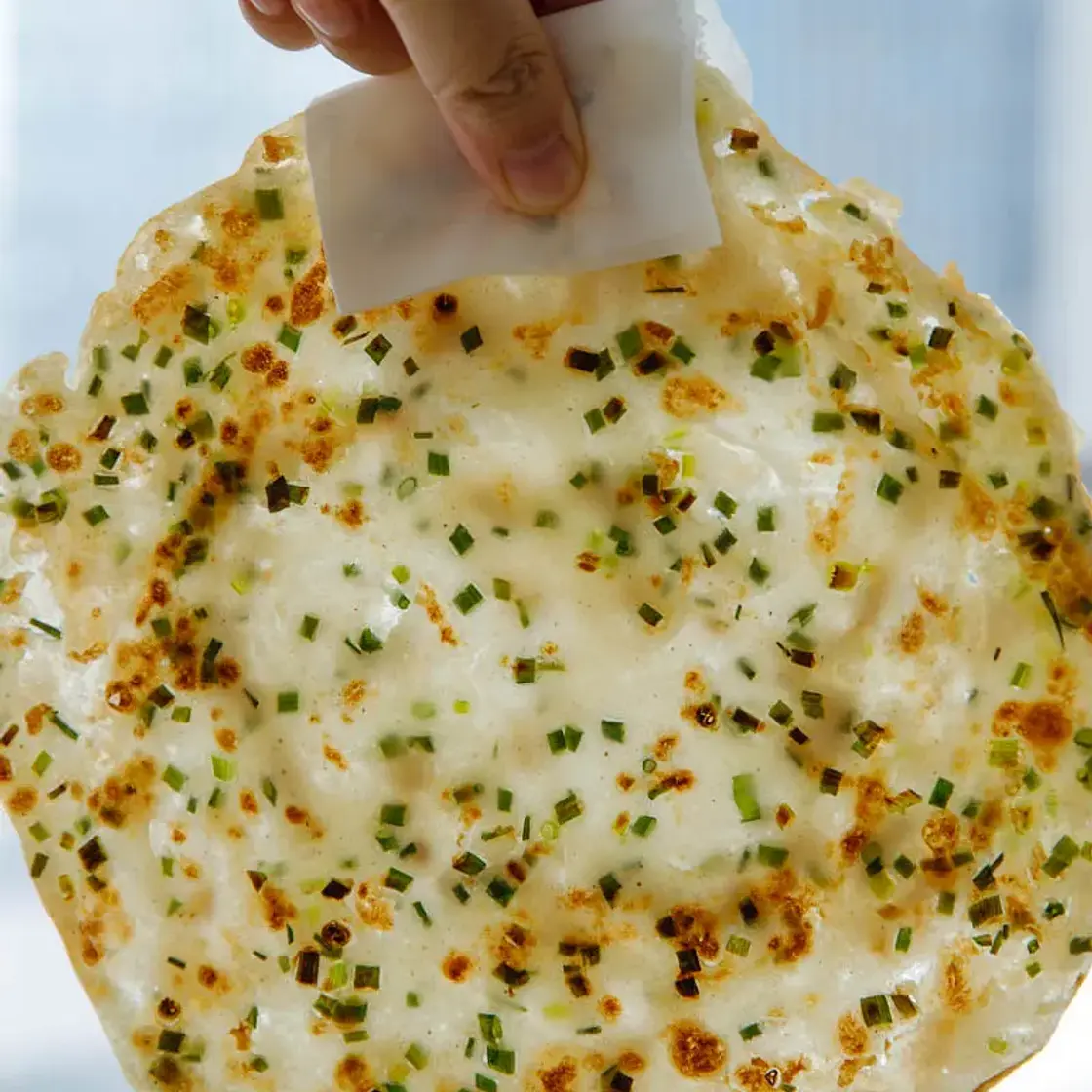 Chinese Scallion Pancake—Simplified Version