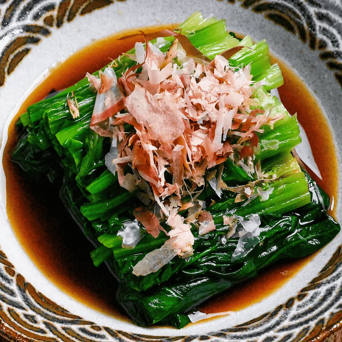 Spinach Ohitashi (Japanese Spinach Salad in Dashi)