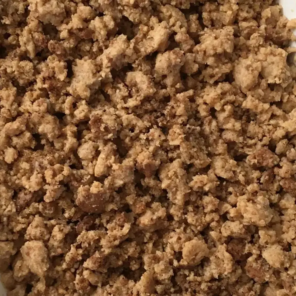 Crumble banane spéculoos