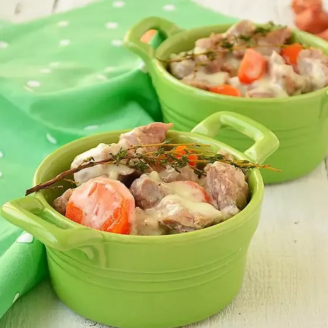 Blanquette de veau au vin blanc à ma façon