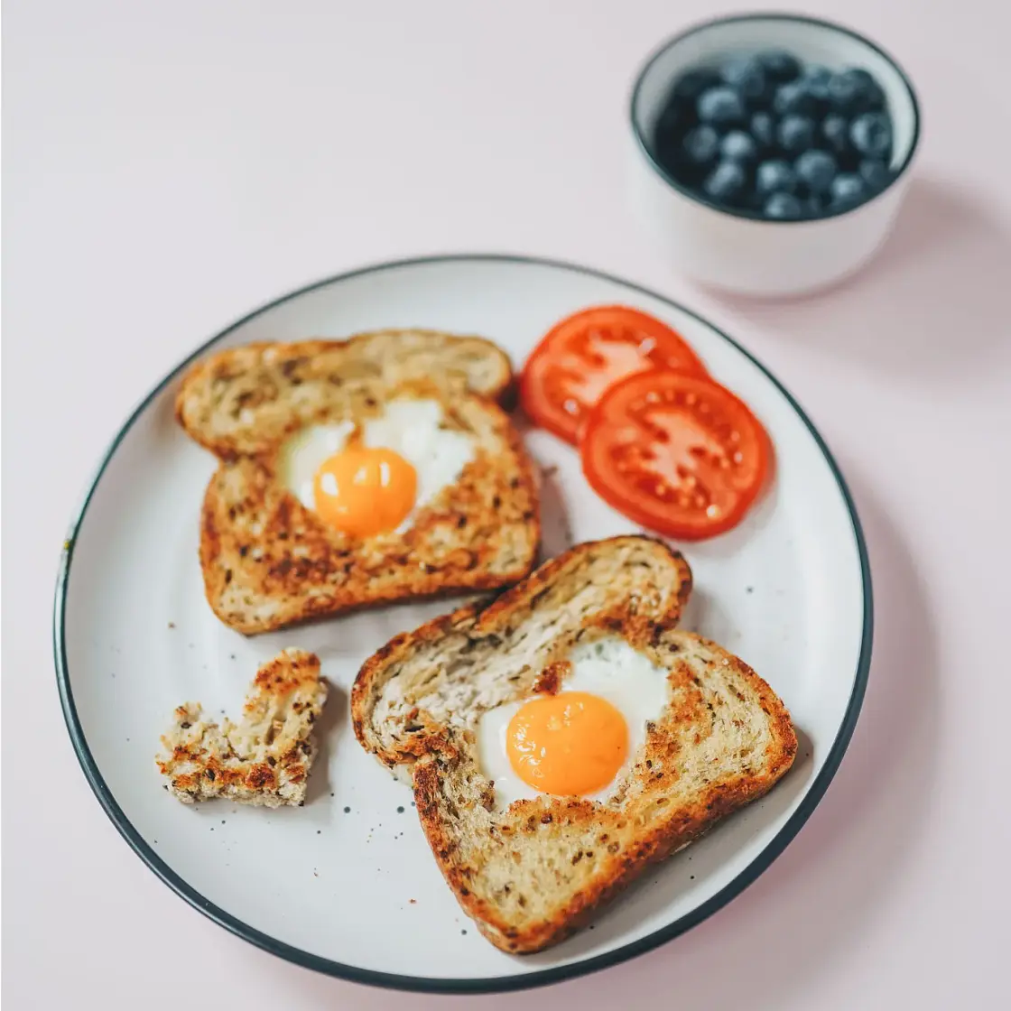 Valentine's Egg-in-a-Hole