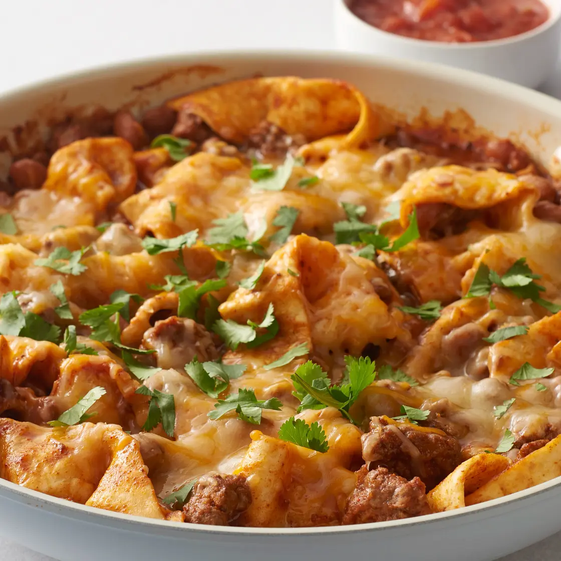 20-Minute Smothered Beef Burrito Skillet