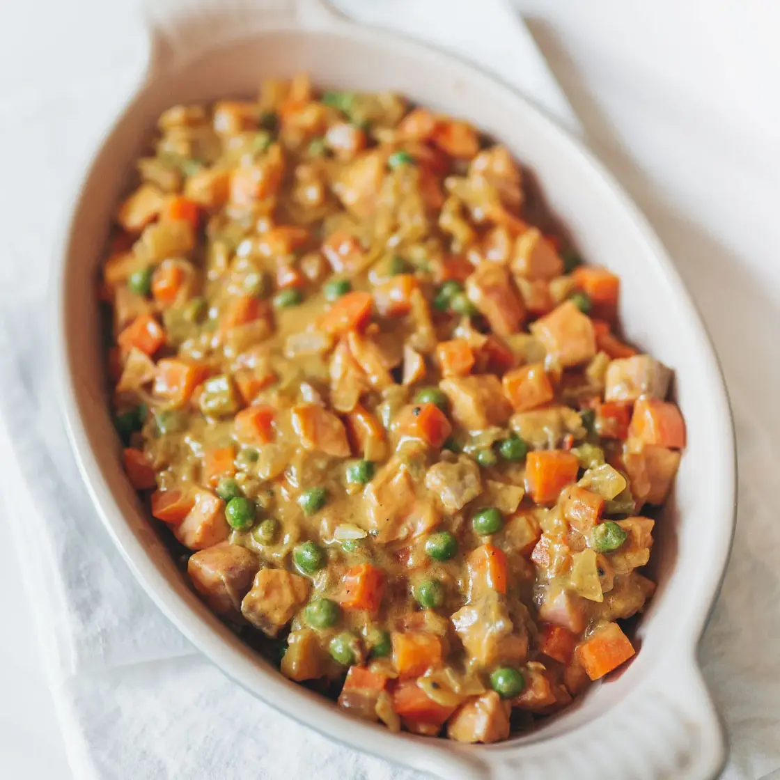 Curried Salmon Pot Pie