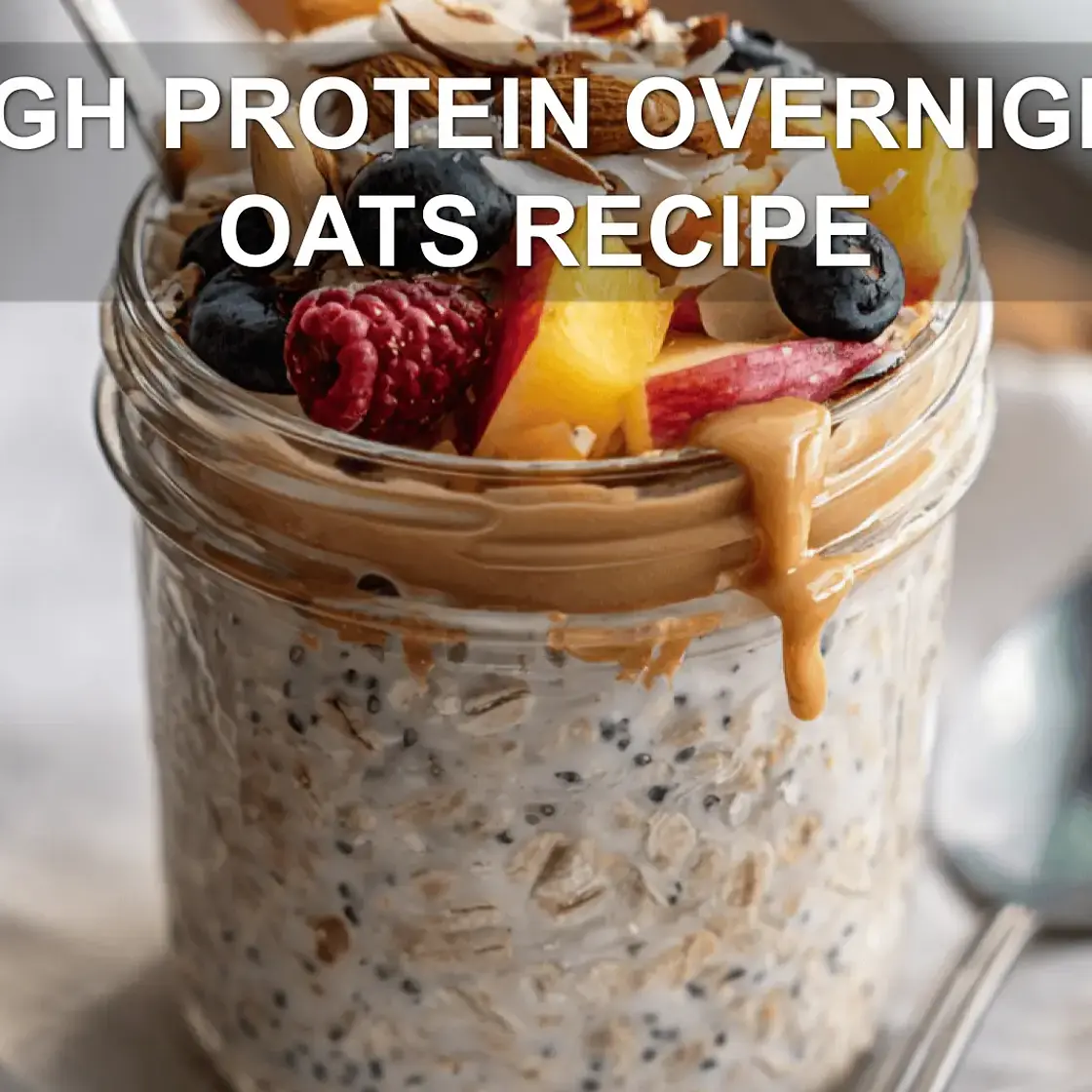 HIGH PROTEIN OVERNIGHT OATS RECIPE