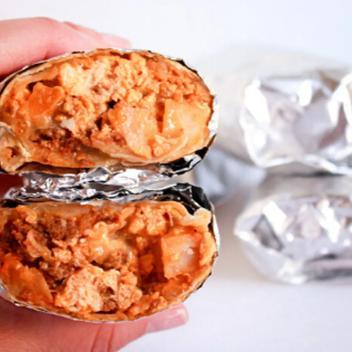 Chorizo Breakfast Burritos