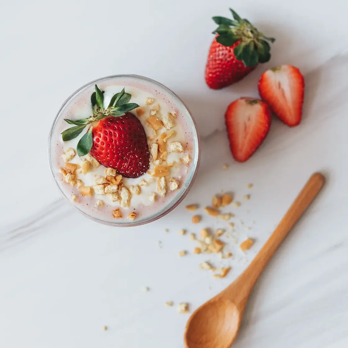 Strawberry Cheesecake Overnight Oats