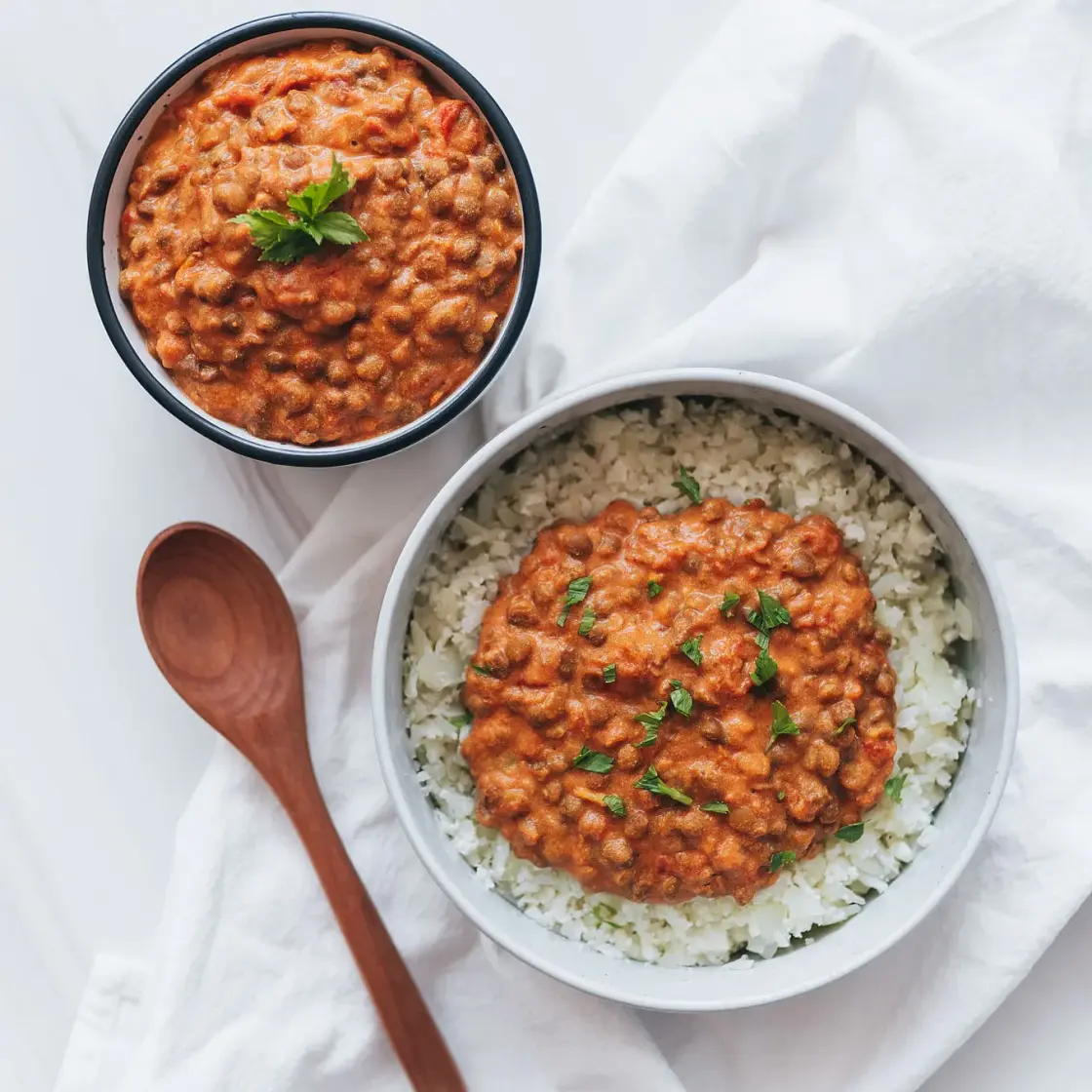 5-Ingredient Creamy Tomato Lentil Curry