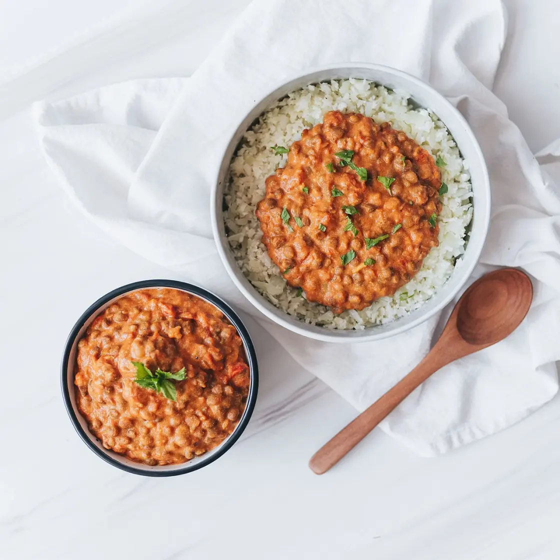 5-Ingredient Creamy Tomato Lentil Curry
