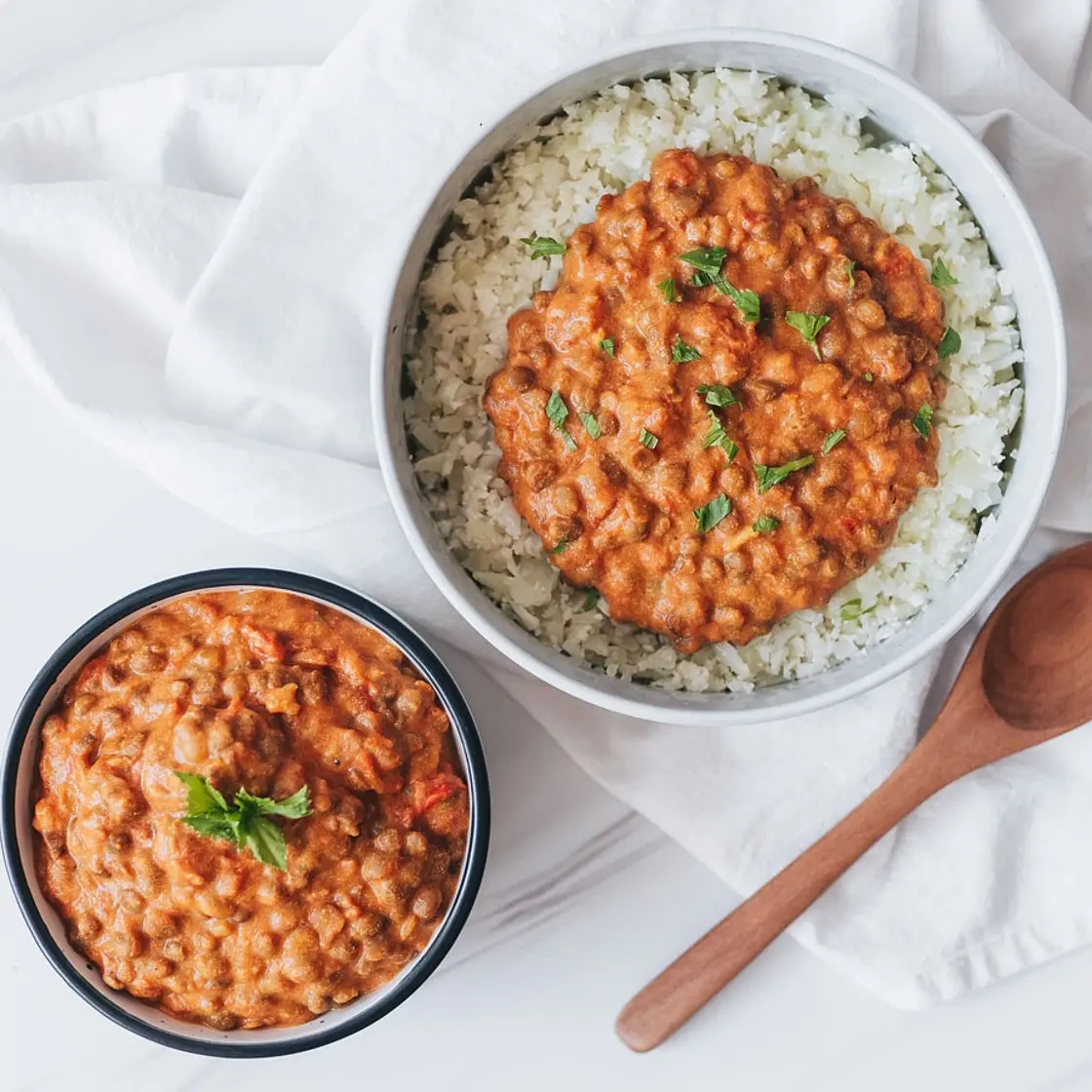 5-Ingredient Creamy Tomato Lentil Curry