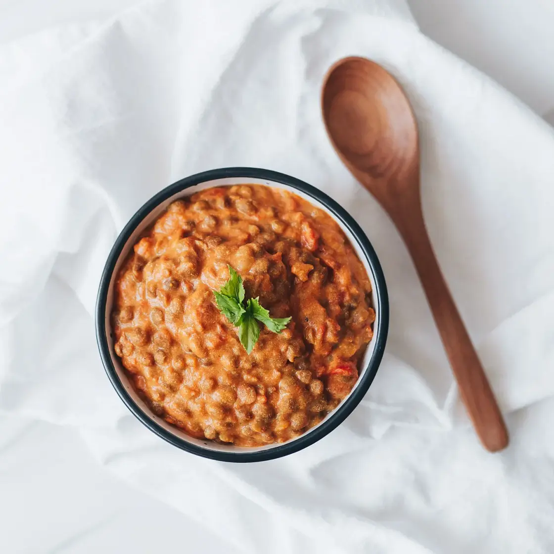 5-Ingredient Creamy Tomato Lentil Curry